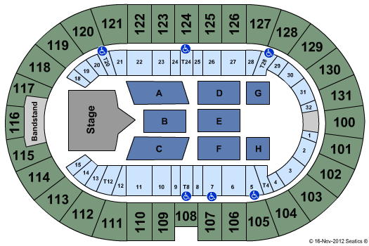 Freeman Coliseum Carrie Underwood Seating Chart