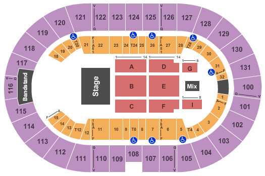 Freeman Coliseum Casting Crowns Seating Chart