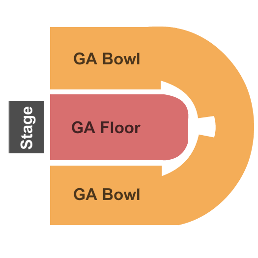 Freeman Coliseum GA Bowl Seating Chart