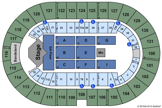 Freeman Coliseum Ricky Martin Seating Chart