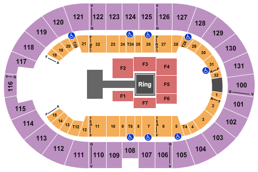 Freeman Coliseum Wrestling Seating Chart