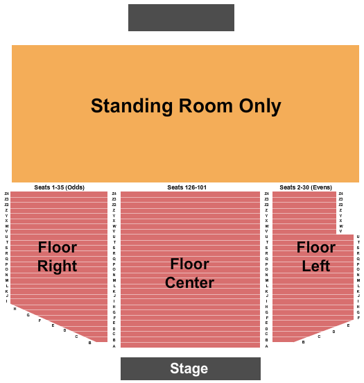 Freeman Arts Pavilion End Stage Seating Chart