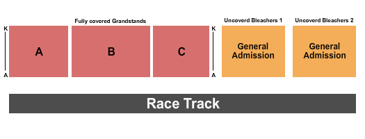 Fremont Speedway Racing Seating Chart