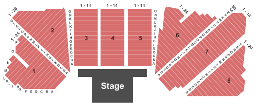 French Lick Springs Resort & Casino Endstage 2 Seating Chart