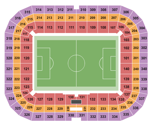 Friends Arena Seating Charts