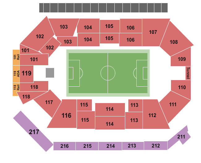 Frontwave Arena Soccer Seating Chart