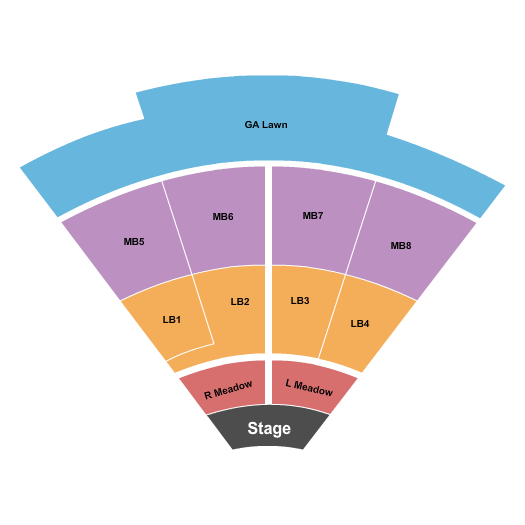Frost Amphitheater Endstage 2 Seating Chart