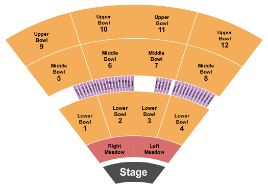 Frost Amphitheater Endstage 3 Seating Chart
