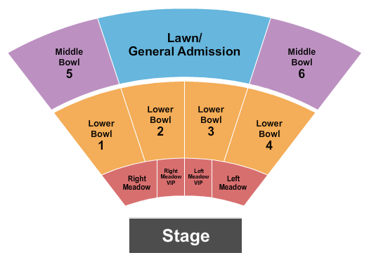 Frost Amphitheater Endstage 4 Seating Chart