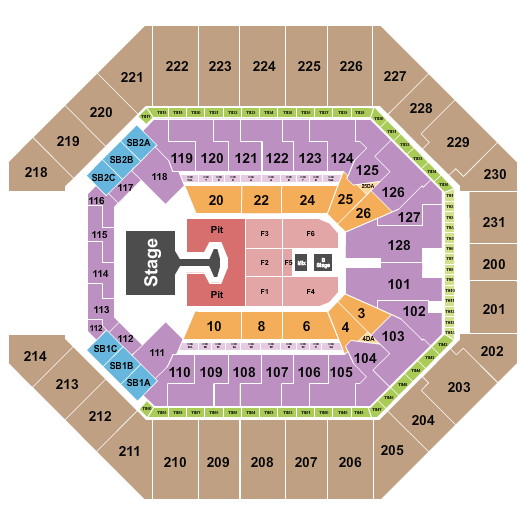 Frost Bank Center Disturbed Seating Chart