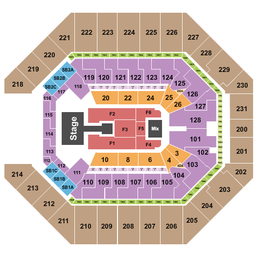 Frost Bank Center Junior H Seating Chart