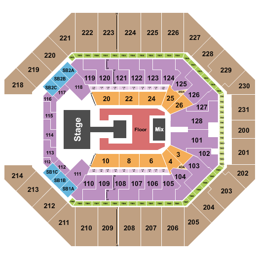 Frost Bank Center NCT 127 Seating Chart