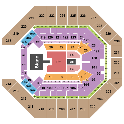 Frost Bank Center Papa Roach Seating Chart