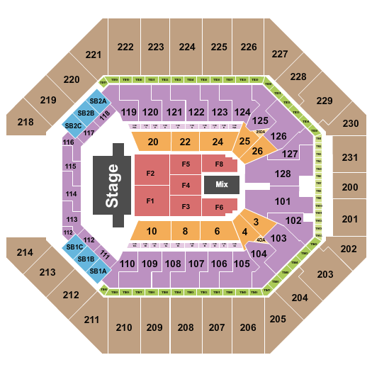 Trans-Siberian Orchestra Frost Bank Center Seating Chart