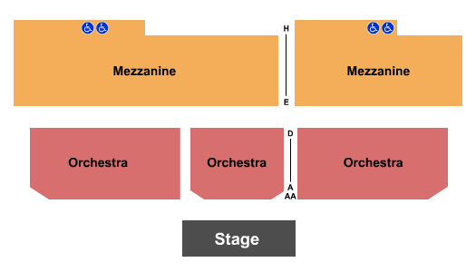 Frost Studio Theater At The Bolender Center End Stage Seating Chart