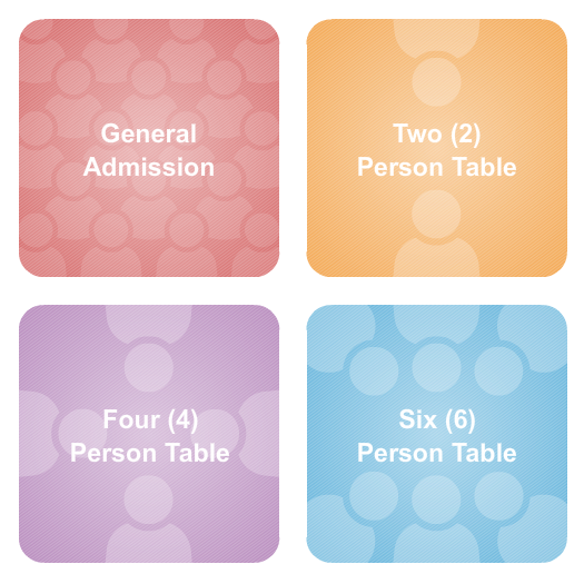 Funny Bone Comedy Club - Albany Table Seating - Interactive Seating Chart