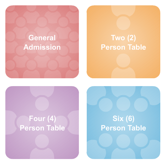 Funny Bone Comedy Club - Liberty Township Table Seating - Interactive Seating Chart