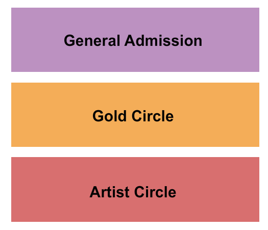Keppel Auditorium at Catawba College GA-Gold-Artist Circle Seating Chart