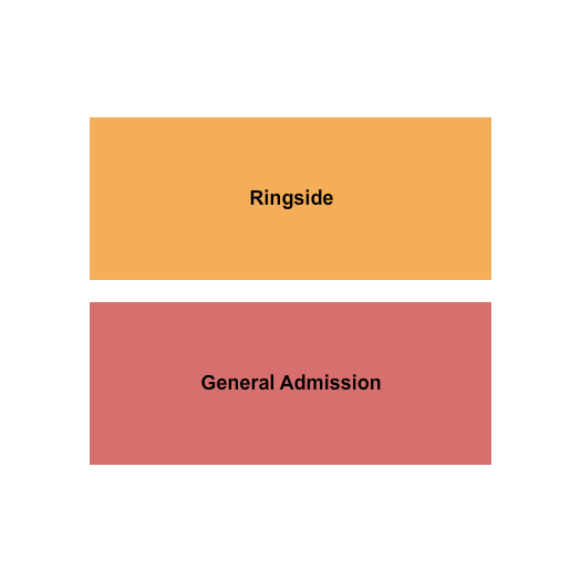 Melbourne Auditorium GA & Ringside Seating Chart