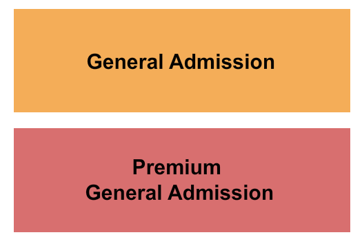 Centre Ice Arena GA & GA Prem Seating Chart