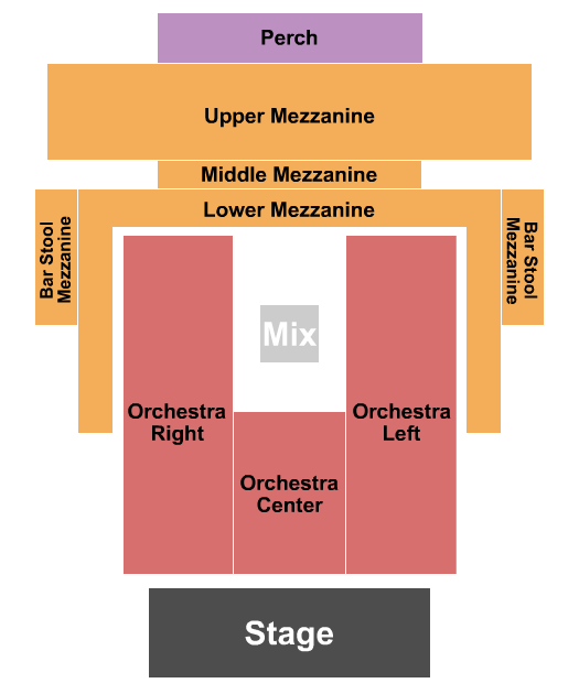 GLC Live at 20 Monroe Endstage 4 Seating Chart
