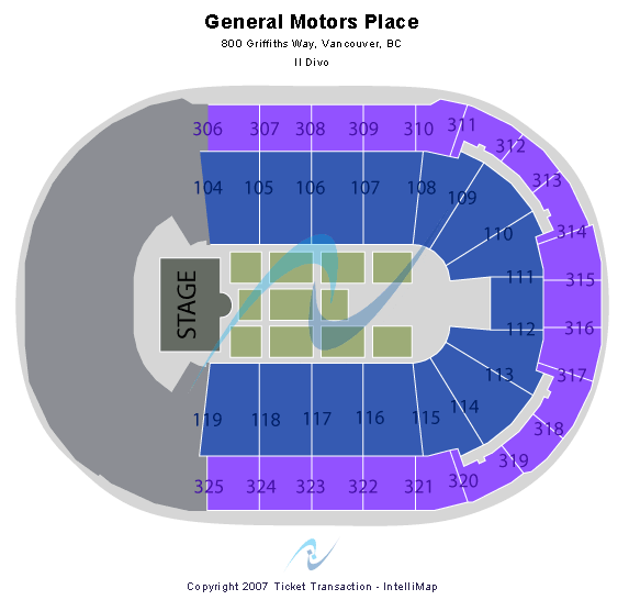 Rogers Arena Il Divo Seating Chart