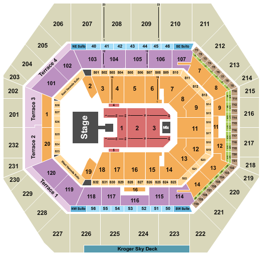 Gainbridge Fieldhouse Brandy Seating Chart
