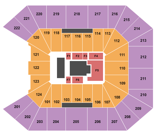 Galen Center Wrestling Seating Chart