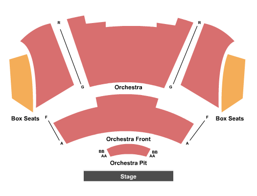 Foster Family Theatre at Gallo Center For The Arts Seating Chart