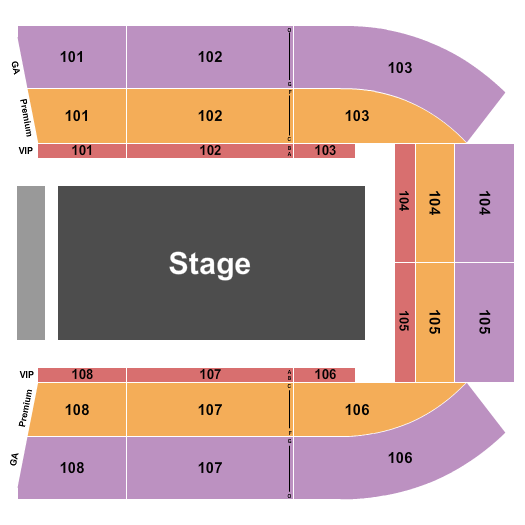 National Harbor Garden Bros Nuclear Circus Seating Chart
