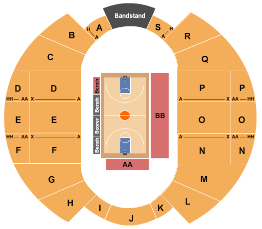 Garrett Coliseum Basketball - Globetrotters Seating Chart