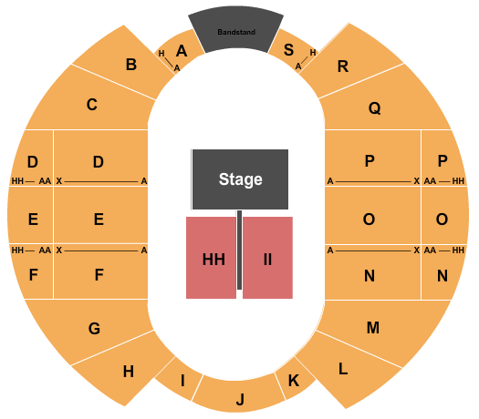 Garrett Coliseum Half House Seating Chart