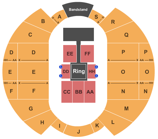 Garrett Coliseum WWE Seating Chart