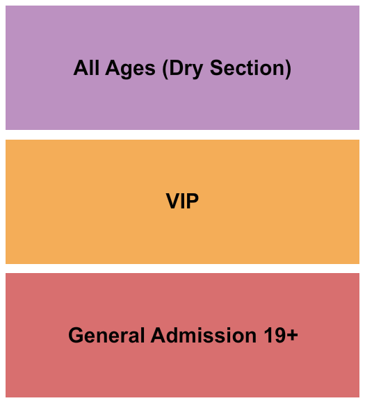 Garrison Grounds GA-19/All Ages/VIP Seating Chart