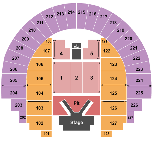 Garth Arena Endstage 3 Seating Chart