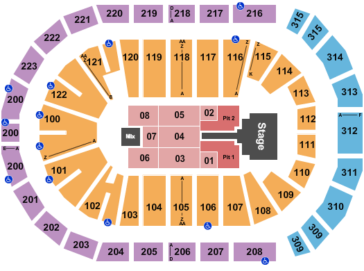 Gas South Arena seating chart event tickets center
