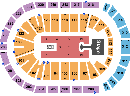 Gas South Arena Disturbed Seating Chart