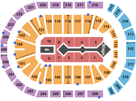 Gas South Arena For King and Country Seating Chart