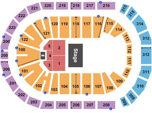 Gas South Arena Half House 3 Seating Chart