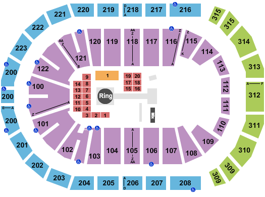 Gas South Arena MMA Seating Chart