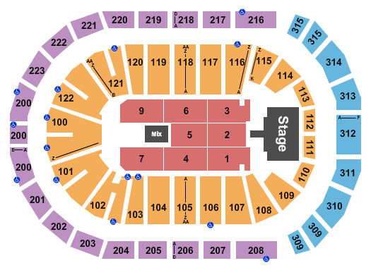 Gas South Arena Santa Fe Klan Seating Chart