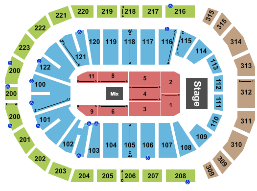 Gas South Arena Third Day Seating Chart