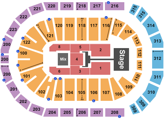 Gas South Arena TobyMac Seating Chart