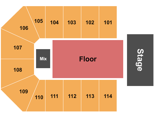 Gateway Center Arena At College Park GA Floor Seating Chart
