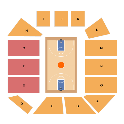 Gayle Kaundart Arena At The Stubblefield Center Basketball Seating Chart