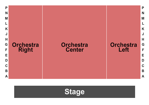 GE Theatre at Proctors Endstage Seating Chart