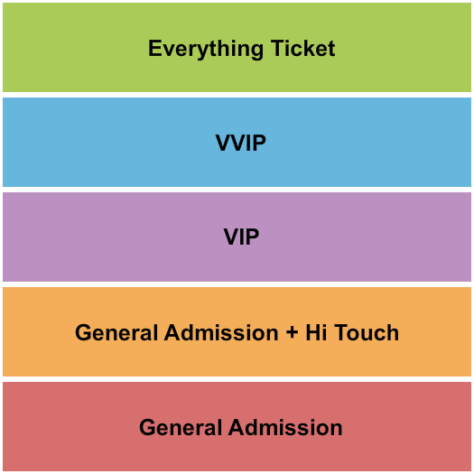 Gem Theater - Kansas City GA/VIP/VVIP/Everything Seating Chart