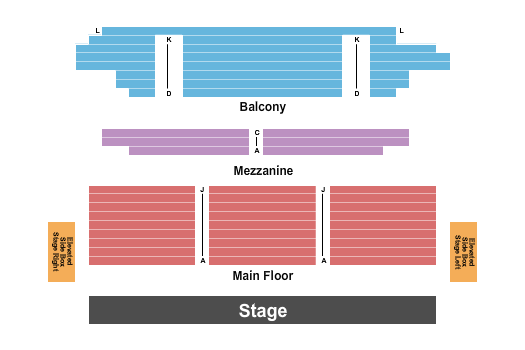 Gem Theatre - Detroit Endstage 2 Seating Chart