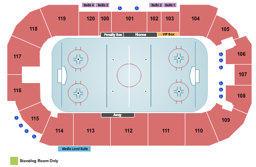 Gene Polisseni Center At Rochester Institute of Technology Hockey Seating Chart