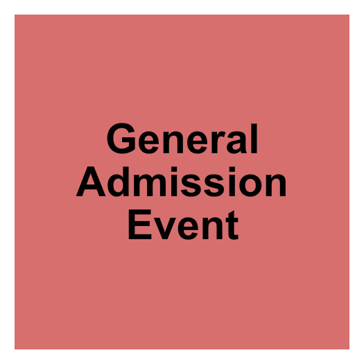 Robert Frost Auditorium General Admission Seating Chart